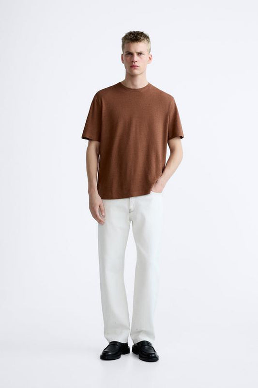 TWARE BROWN T-SHIRT